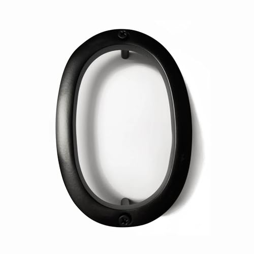 Numéro d'adresse flottant noir 20,3 cm pour habiller l'entrée de villa