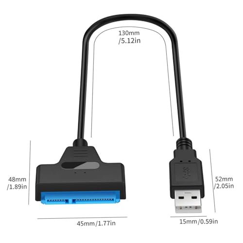 Adaptador Disco Duro Sata a USB 9.06 pulgadas 6gbps USB 2.0 miniatura 2