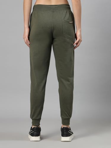 Image of UZARUS Women's Cotton Regular Fit Joggers Track Pants with 3 Pockets