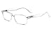 Newbee Fashion - Unisex Translucent Simple Design No Logo Clear Lens Glasses Squared Fashion Frames