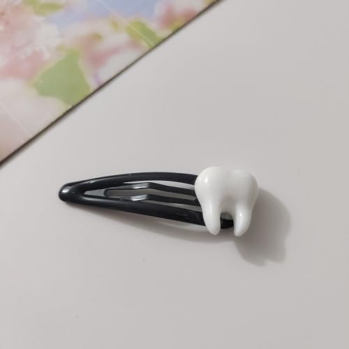 Pinzas para cabello en forma de dientes, pack 4 unidades miniatura 4