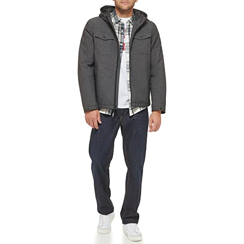 Image of Levi's Men's Soft Shell Two Pocket Hooded Trucker Jacket