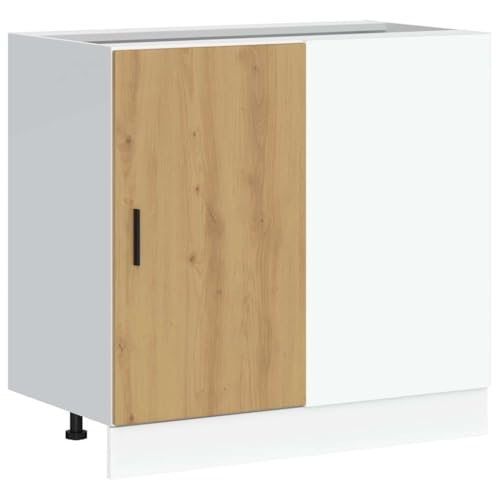 Image of vidaXL Kitchen Base Cabinet Lyon Artisan Oak Engineered Wood