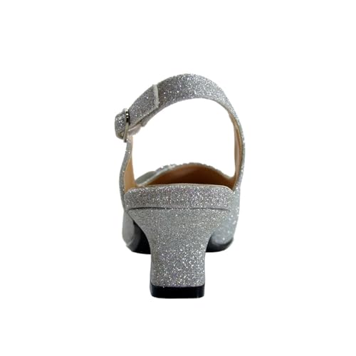 Floral Ashlyn Women's Wide Width Slingback Dress Pumps with Bow4