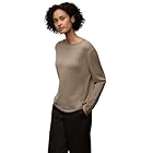 Street One Pullover mit gerolltem Saum Mocha Glow Mel. 44