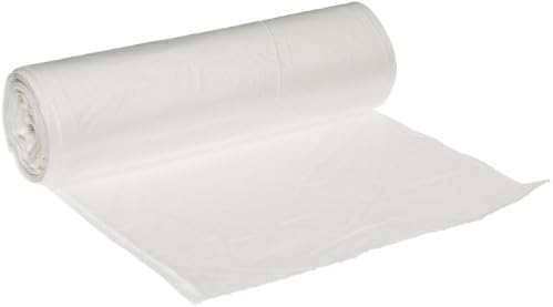 Berry Plastics HR404816N Rhino-X High Density Polyethylene Coreless Roll Can Liner, 40-45 Gallon Capacity, 16 Micron Thick, 48" Length x 40" Width, Natural (Case of 250)