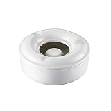 Cendrier sur Pied Exterieur Pas Cher Cendrier Cigarette en Céramique Extérieur Intérieur Cendrier Bureau Fumeurs Cendrier Bureau Décoration 1.9 X 4.5 dans (Color : White)