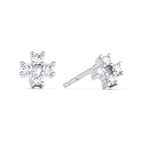 Bijoux de perçage du cartilage en argent 925 et zircone, cadeau idéal pour femme