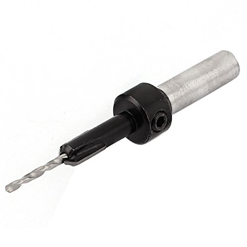 Aexit Round Shank Hole Saws & Accessories Screw Tapered Countersink Drill Bit 2mmx6mm for Hole Saw Sets Woodworking Boring