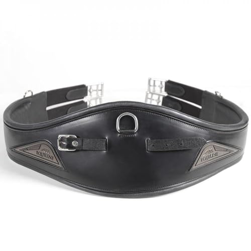Sangles à bonbon Equiline Saddle Division en cuir marron taille 120