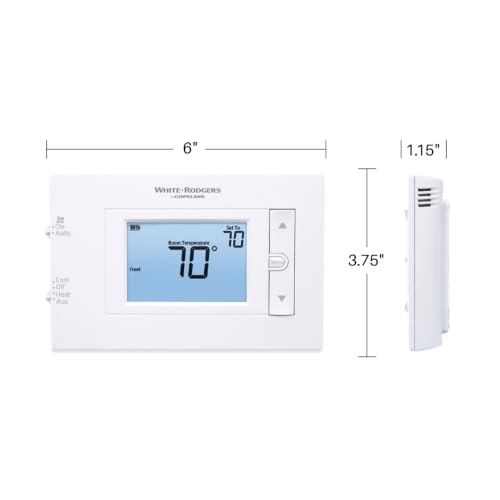 Termostato Emerson 1F83H-21NP para bomba de calor 2H/1C no programable 4