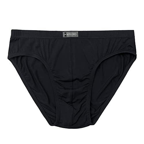 KNITLORD Men's Underwear Briefs Made of Bamboo Breathable Soft Men's Briefs Colourful Pack of 3 or 4