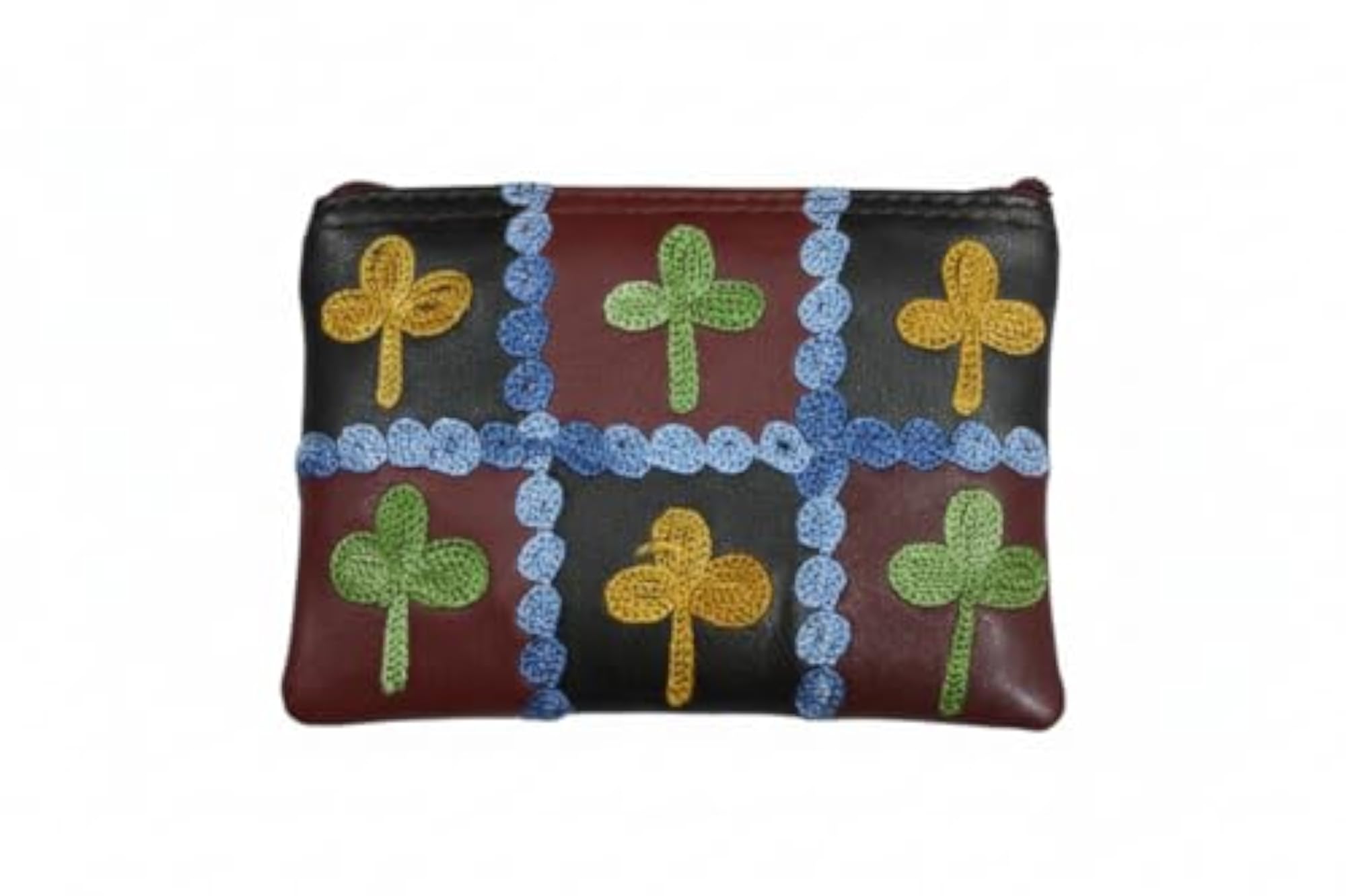 Medium Size Leather Coin Pouch, Stylish and Practical