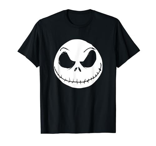 Disney The Nightmare Before Christmas Jack Skellington Face Camiseta