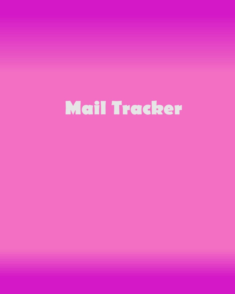 Mail Tracker