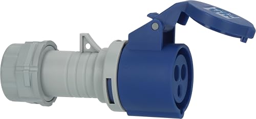 Brennenstuhl Raccord CEE 230 V/16 A avec indicateur de tension LED (pour usage extérieur IP44, technologie de connexion vissable, 3 pôles)