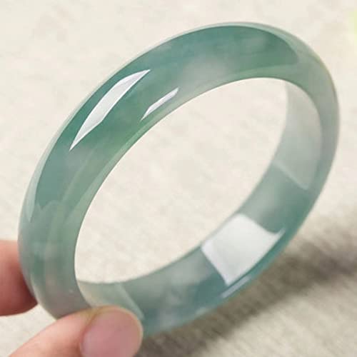 Bracelet en jade vert orchidée d'exception, jadéite naturelle