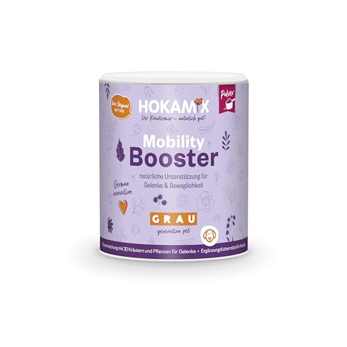 GRAU - das Original - Hokamix Mobility Booster, 1er Pack (1 x 350 g), Ergänzungsfuttermittel für Hunde