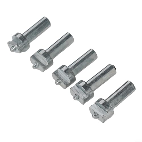 5 piezas de acero para dragado, limpieza eléctrica para resorte, herramientas de perforación de tuberías, conectores de 16 mm, galvanizados para accesorios de barrena, alcantarillado, juntas de