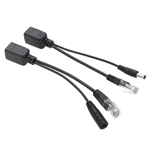 OSALADI 6 piezas Cable Splitter PoE Adaptador para cámaras IP y routers miniatura 4