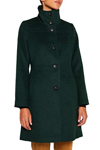 ESPRIT Collection 099eo1g069 Abrigo, Verde (Bottle Green 385), Medium para Mujer