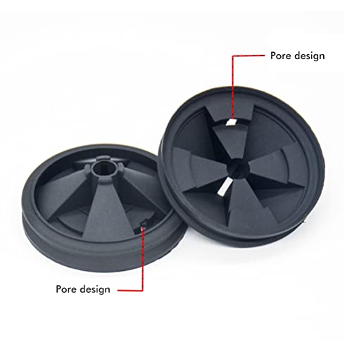 Garbage Disposal Splash Guard, 3 1/8" Food Waste Disposer, Black Rubber Garbage Disposal Splash Guard,Quiet Collar Sink Baffle Replacement by KENANLAN - Image 7