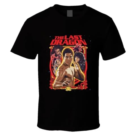 The Last Dragon Martial Arts Retro 80's Action Movie T Shirt 3XL Black Cover