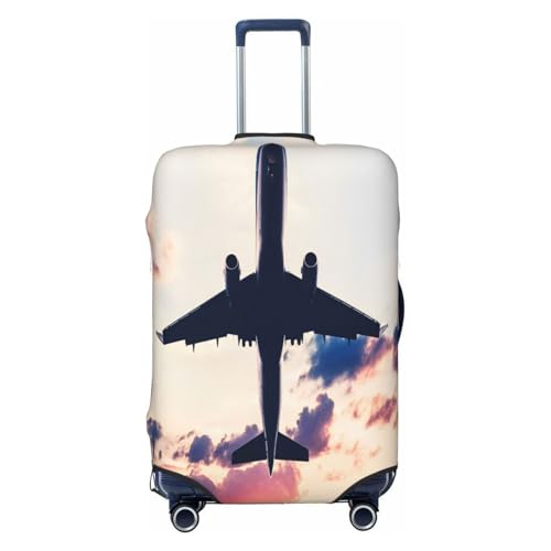 Aviation Airplane Luggage Cover for Suitcase, Suitcase Cover Protector Fit 25-28 Inch Luggage Travel Accessories, L