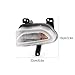 Pair Front Bumper DRL Parking Turn Signal Light Fog Lamps Compatible With Jeep Renegade 2015 2016 2017 2018 Left & Right Side Replacement For 68256431AA 68256432AA