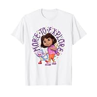 Dora the Explorer More To Explore Colorful Big Chest Logo T-Shirt