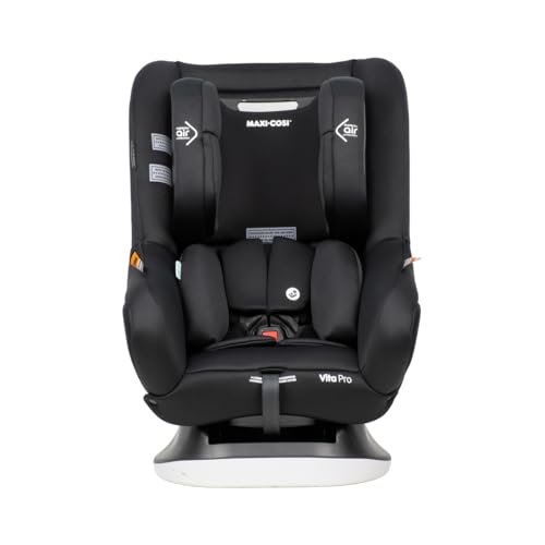 Maxi COSI Vita Pro Convertible Car Seat - Onyx -Safest Slimline Convertible Car Seat with Air Protect- Best Value, Extended Rear-Facing, Isofix Compatible, 5-Position Headrest & Adjustable Harness