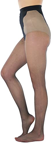 Image of ToBeInStyle Women's Control Top Sheer Footed Pantyhose Hosiery Tights Stockings