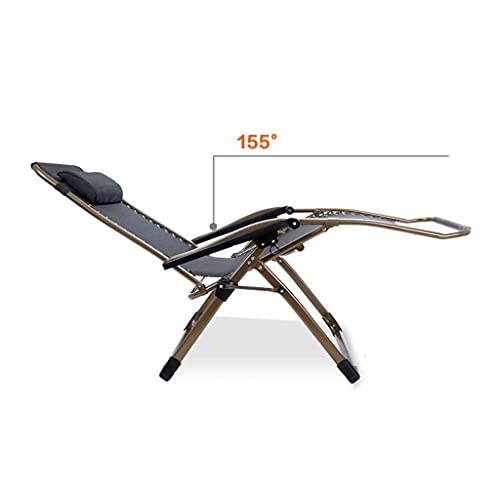 Chaises pliantes inclinables XL 68 cm avec structure très robuste - 6