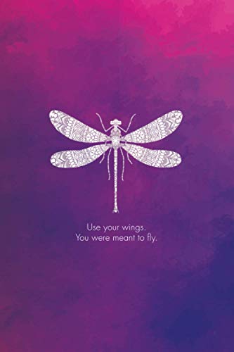 Dragonfly Journal - Dragonfly Mandala: Purple Dragonfly Journal for women with 120 pages, 6" x 9"