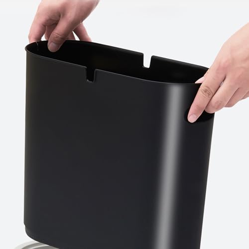 Caneca de Basura Slim 12 Litros con Tapa Press Top Blanco miniatura 6