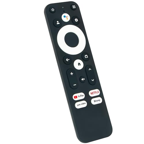 VINABTY Télécommande Vocale Remplacée Convient pour Strong Leap-UNA Android TV Strea-Ming Stick und Passend für Strong SRT41 Leap-S3 4K UHD Google TV Sti-CK