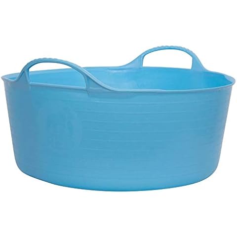 Tubtrugs SP15SKBL Flexible Sky Blue Small Shallow 15 Liter/4 Gallon Capacity Cover