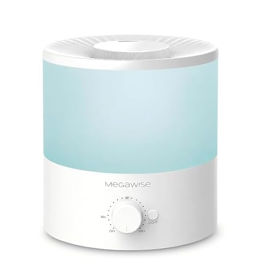 MegaWise Ultrasonic Cool Mist Humidifier SK7620 - 1.5L Capacity, Whisper-Quiet Operation, Adjustable Mist Output, Auto Shut-Off - Ideal for Home, Office, Baby Room, and Bedroom