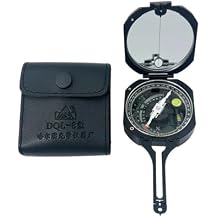 Geological Compass Magnet Needle Damping Aluminum Pocket Transit Geological Compass Surveying Instruments