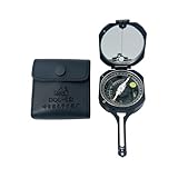 Geological Compass Magnet Needle Damping Aluminum Pocket...