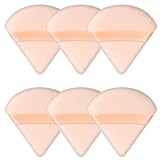 6 Pieces Triangle Powder Puff Soft Makeup Sponge Make Puff for Face Powder Cosmetic Foundation Sponge Makeup Tool Stocking Stuffers for Women (Flesh)