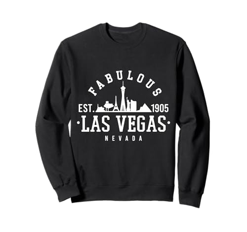 Fabuleux Las Vegas Nevada Skyline Classic Sport Sweatshirt
