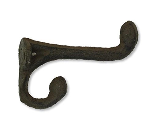 IWGAC 0170S-01202 Cast Iron Wall Hook Set of 6
