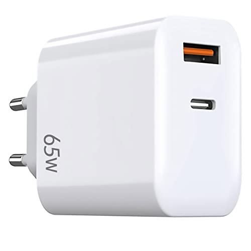 UNIDOPRO PD 65W USB C GAN Chargeur Power Delivery 3.0 y Quick Charge 3.0 para Galaxy S22 S21 FE S20 Poco X4 Pro Redmi Note 11S 11T 5G 4G 11 Pro+ 10T 10S 10 9S 9T Phones/Tab S8+ S7 Tablets Laptops Cover