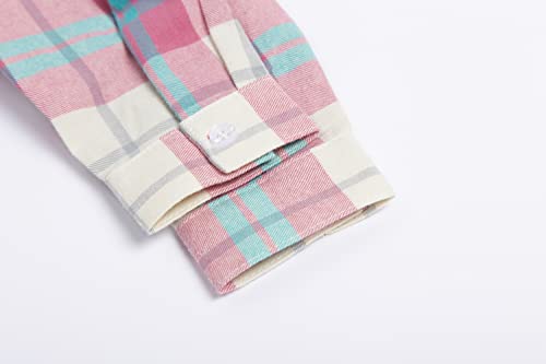 Image of Mud Kingdom Boys Plaid Flannel Shirt Long Sleeve Button Down Casual