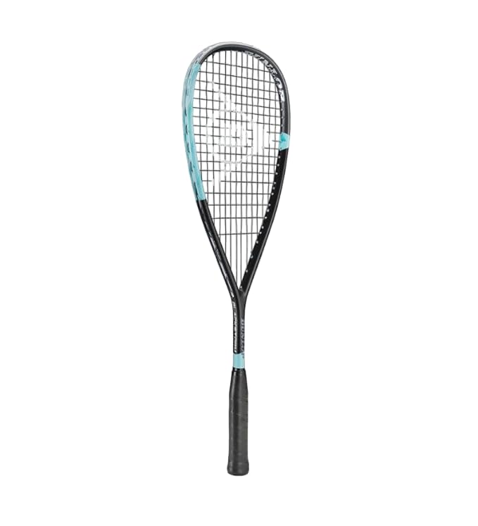 Dunlop Sports Blackstorm TI SLS Squash Racket, Black/Blue V23