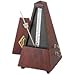 Classic Metronome with Bell, Mahogany