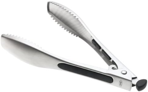 OXO SteeL Ice Tongs, Stainless Steel,Silver/Black
