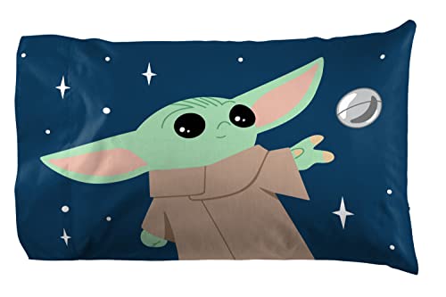 Parure de lit Star Wars Grogu Queen Size drap microfibre 4 pièces