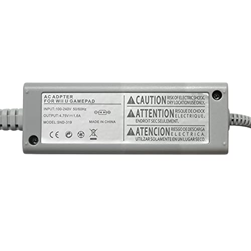 Image of OSTENT EU Type Home Wall Charger AC Adapter Power Supply for Nintendo Wii U Gamepad